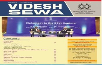 VIDESH SEWA Newsletter of Foreign Service Institute