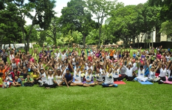 Dia Internacional del Yoga 2016 celebrado en Caracas