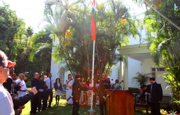 70º Día de la Independencia celebrado en Caracas.