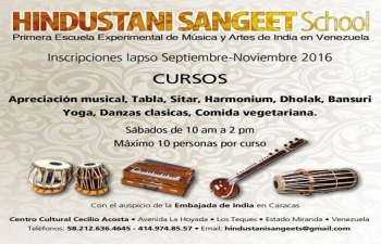 Hindustani Sangeet School abre en Venezuela