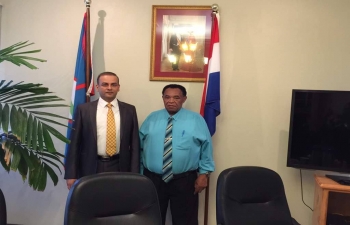 Ambassadors visit to Sint Eustatius