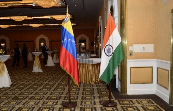 Republic Day Reception hosting by the  Embassy of India, Caracas on 26 January 2017 at Gran Melia Hotel.