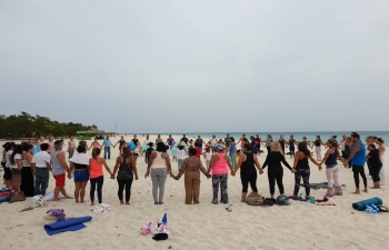 5TH INTERNATIONAL DAY OF YOGA AT ARUBA