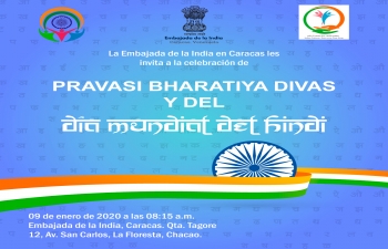 Invitation to Pravasi Bharatiya Divas Celebration and World Hindi Day
