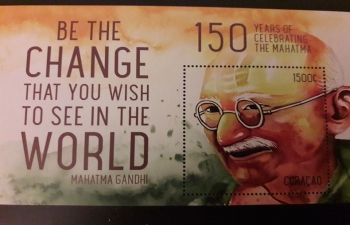Commemorative stamp of Mahatma Gandhi on occasion of his 150th Birth Anniversary