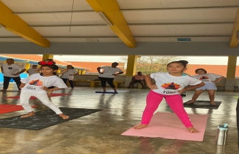 Celebration of the 6th International Day of Yoga in Curacao