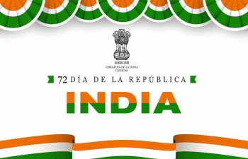 Reception organised by the Embassy of India, Caracas to mark the 72nd Republic Day of India