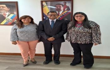 Ambassador meeting Venezuelan Vice Ministers